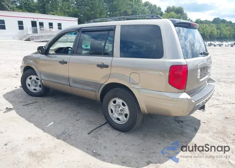 2004 Honda Pilot Lx from USA, damaged, VIN 2HKYF181X4H539819